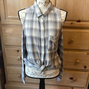 Hollister Cold Shoulder Flannel